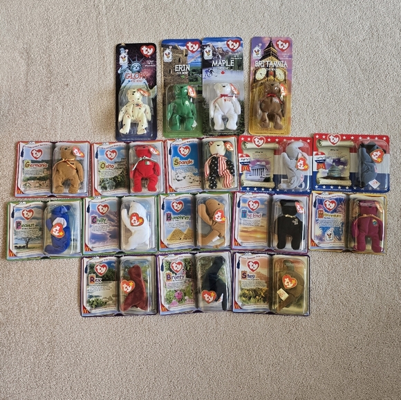 Ty Other - 17 McDonalds Happy Meal ❤TY Teenie Beanie Babies☆ International Bears & More